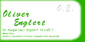 oliver englert business card